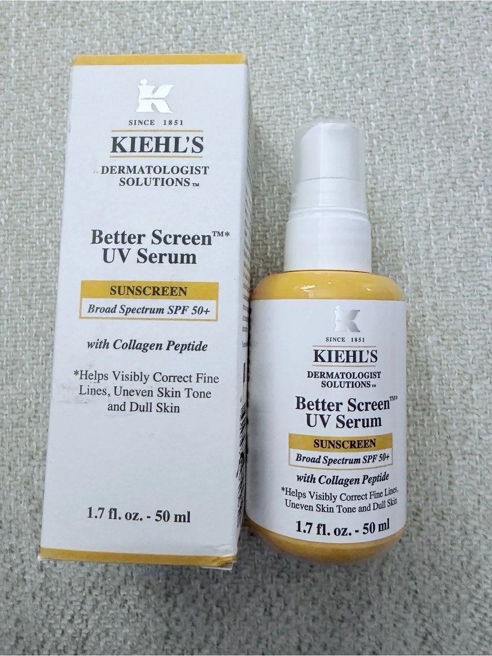 Kiehl's Better Screen UV Serum SPF 50+ Sunscreen - NIB